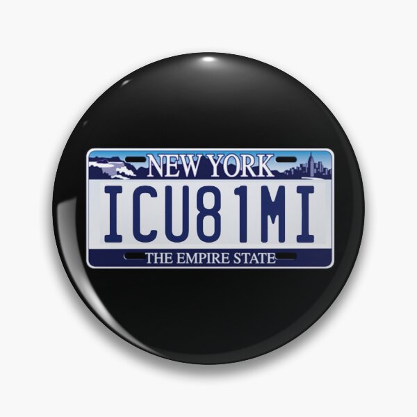 Item preview, 30 Rock - Tracy Jordan License Plate - ICU81MI - Inscrutable! designed and sold by TVShirtShopNYC.
