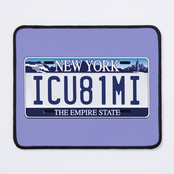 Item preview, 30 Rock - Tracy Jordan License Plate - ICU81MI - Inscrutable! designed and sold by TVShirtShopNYC.