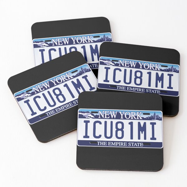 Item preview, 30 Rock - Tracy Jordan License Plate - ICU81MI - Inscrutable! designed and sold by TVShirtShopNYC.