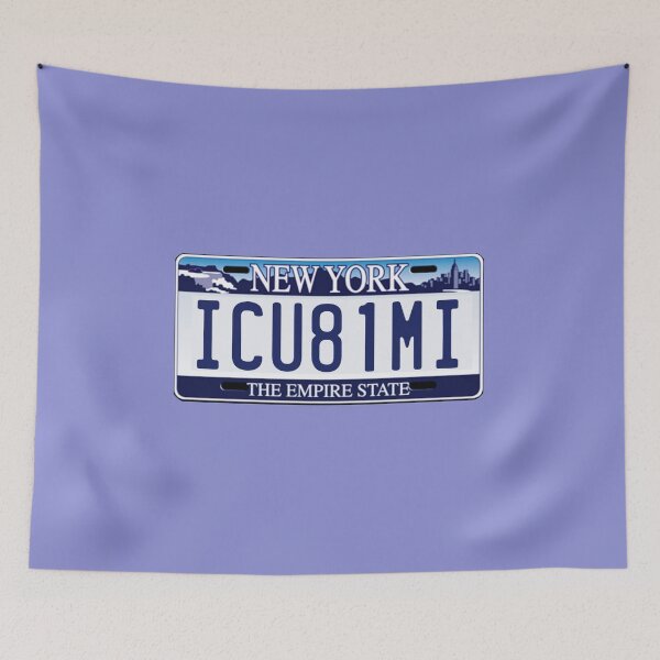 Item preview, 30 Rock - Tracy Jordan License Plate - ICU81MI - Inscrutable! designed and sold by TVShirtShopNYC.
