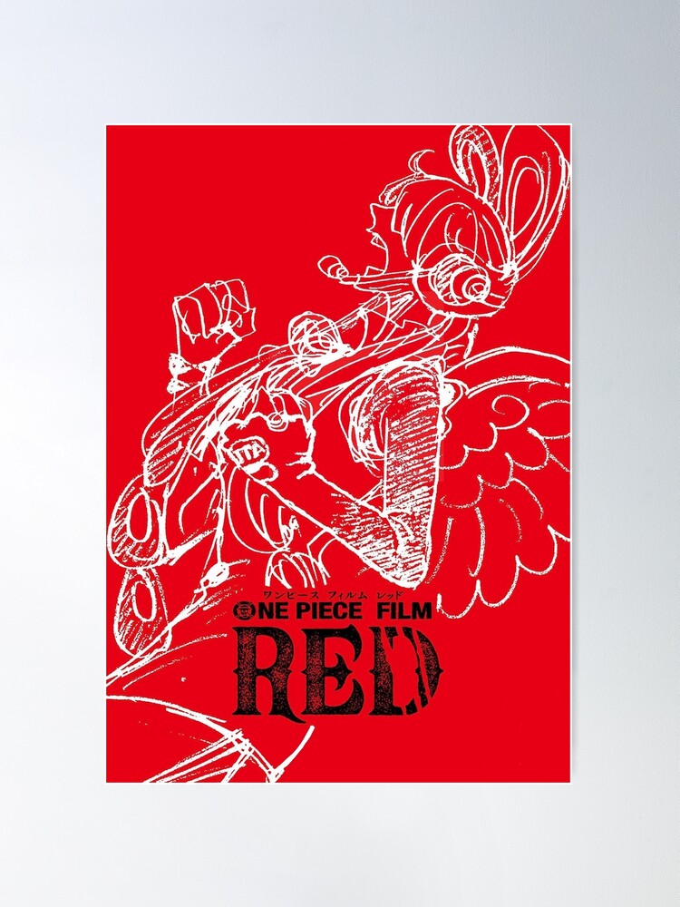 uta film red Poster for Sale by frederickknight