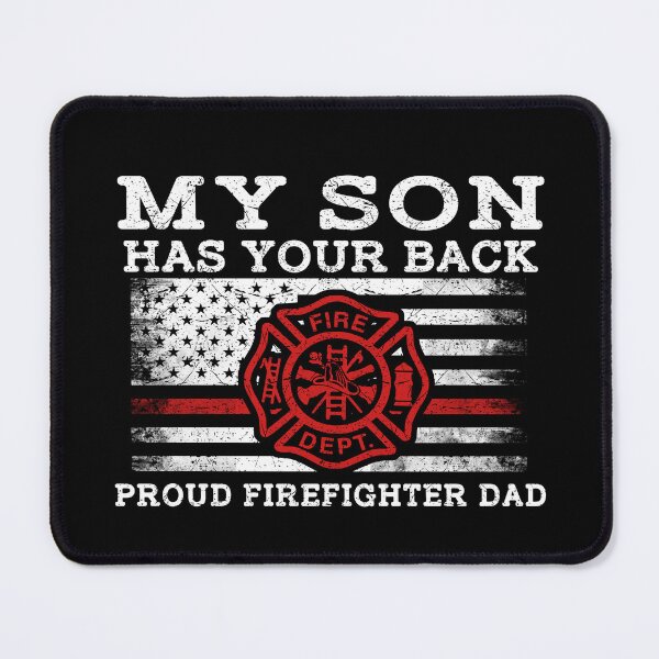 Item preview, Firefighter Son Fireman Proud Dad Flag Design For Firefighter Papa designed and sold by MichalwSatterf.