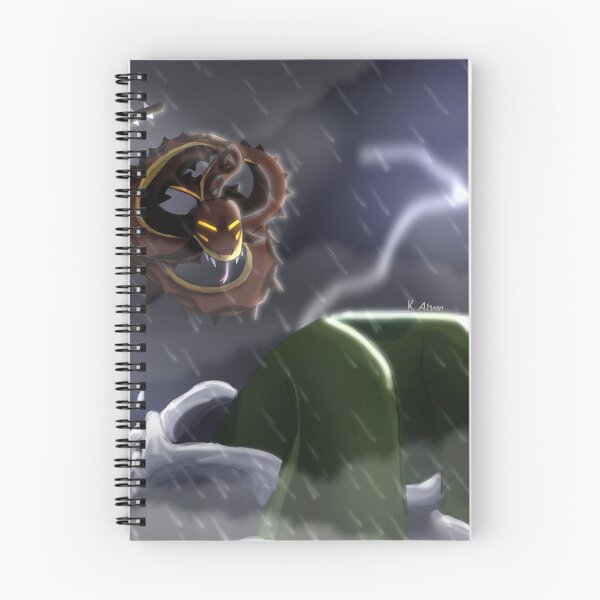 Item preview, Horned Monster Snake faces off with Sea Monster designed and sold by Weremoose.