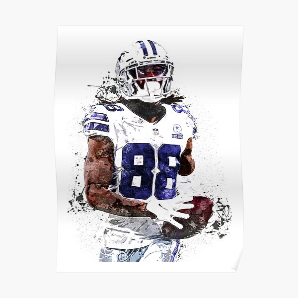 Ceedee Lamb Poster Dallas Cowboys Wall Art Printable 