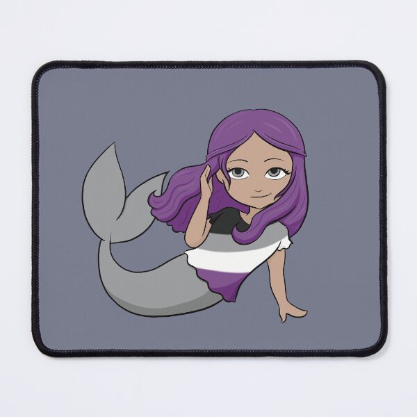 Item preview, Ace Pride Mermaid - Variation 2 designed and sold by RoseActress.