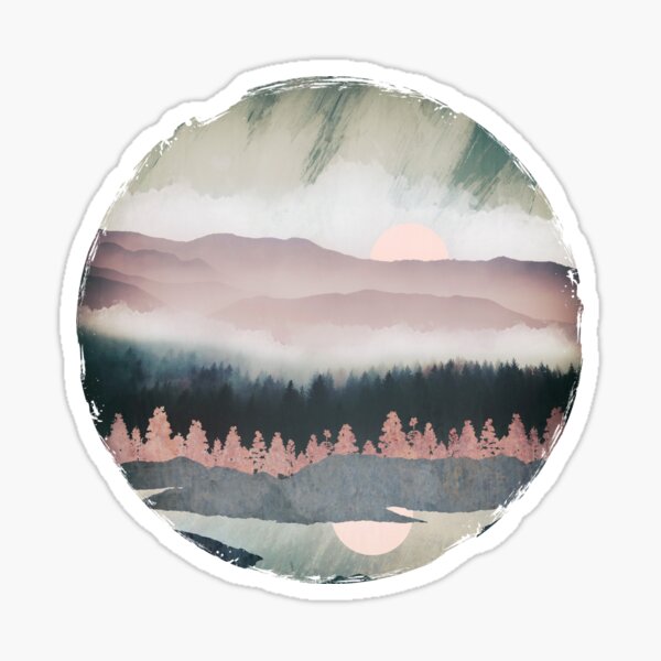 Item preview, Forest Lake Evening designed and sold by spacefrogdesign.