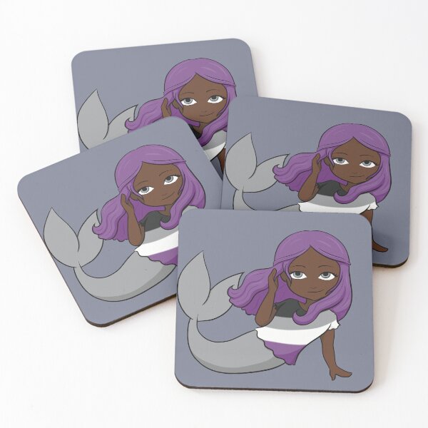 Item preview, Ace Pride Mermaid - Variation 3 designed and sold by RoseActress.