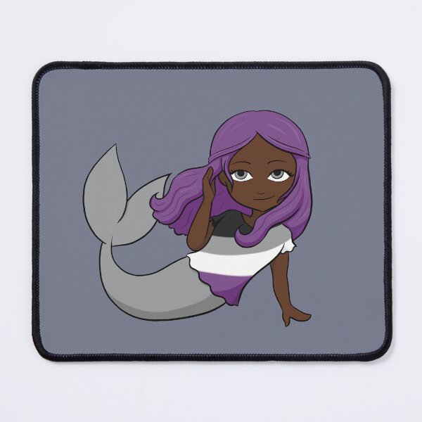 Item preview, Ace Pride Mermaid - Variation 3 designed and sold by RoseActress.