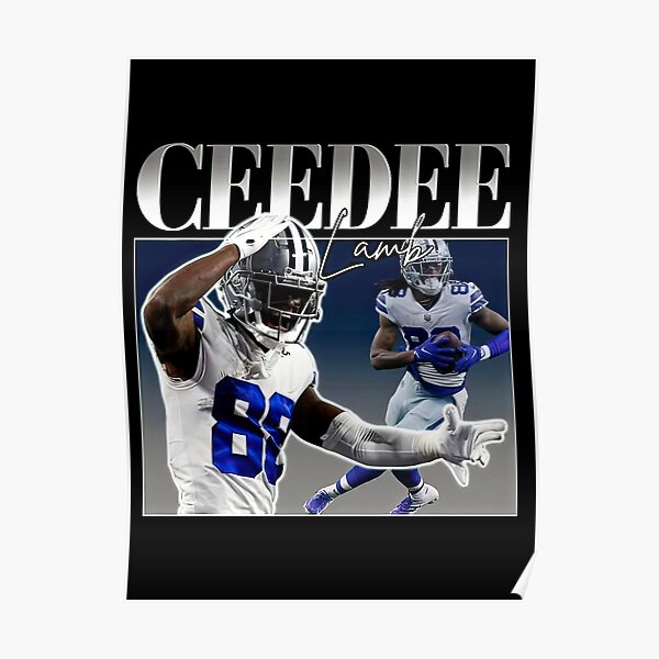 Michael Gallup Football Paper Poster Dallas Cowboys shirt