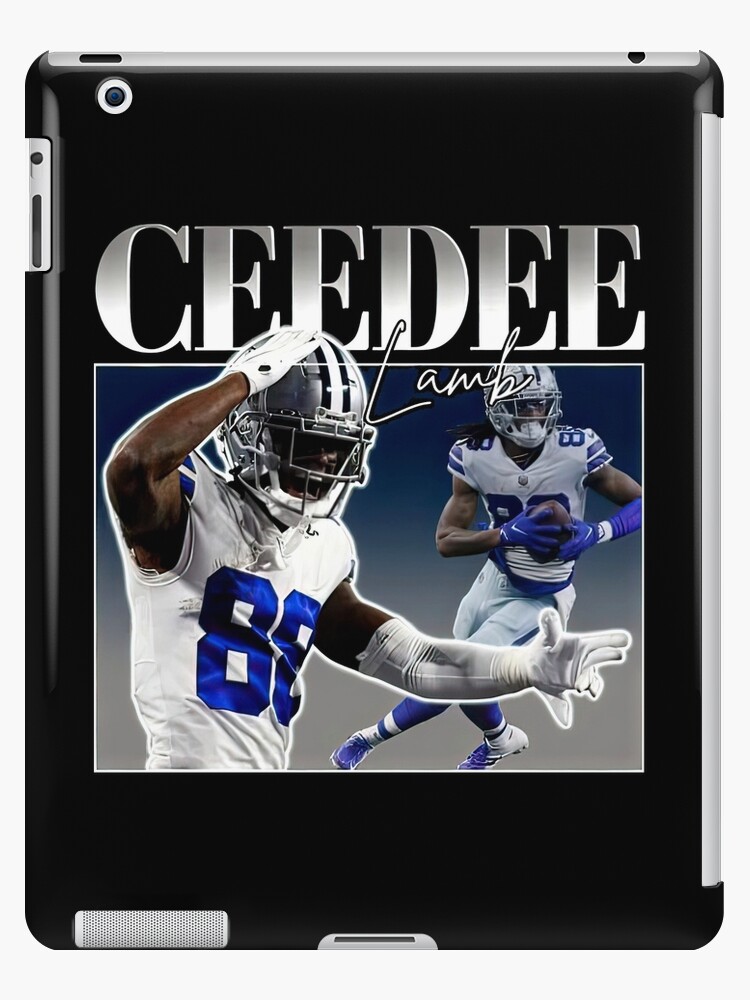 CeeDee Lamb Football Edit Tapestries Cowboys iPad Case & Skin for