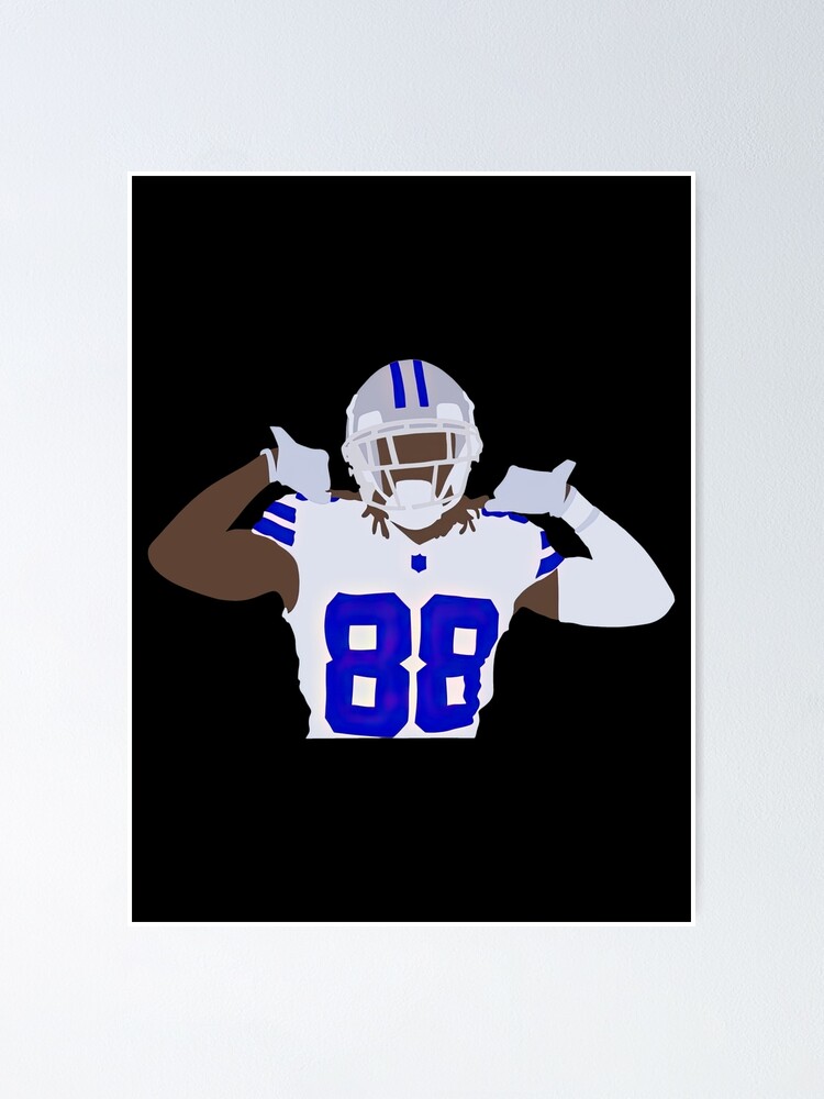 Ceedee Lamb Dallas Cowboys Football Illustrated Art Poster 