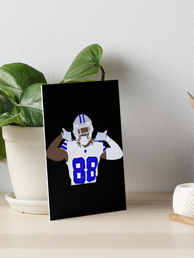 Ceedee Lamb Dallas Cowboys Watercolor Strokes Pixel Art 88 Wood