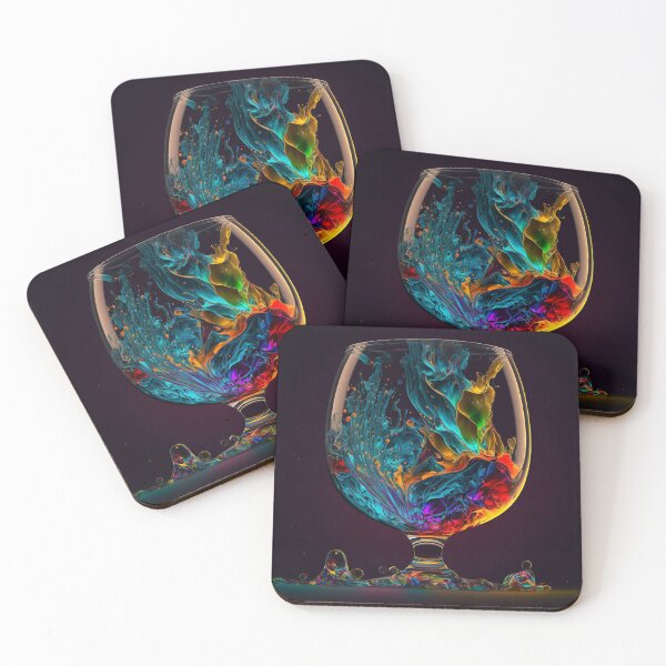 Item preview, Living Life in Colour - Dripping Glass designed and sold by AICreateWorlds.