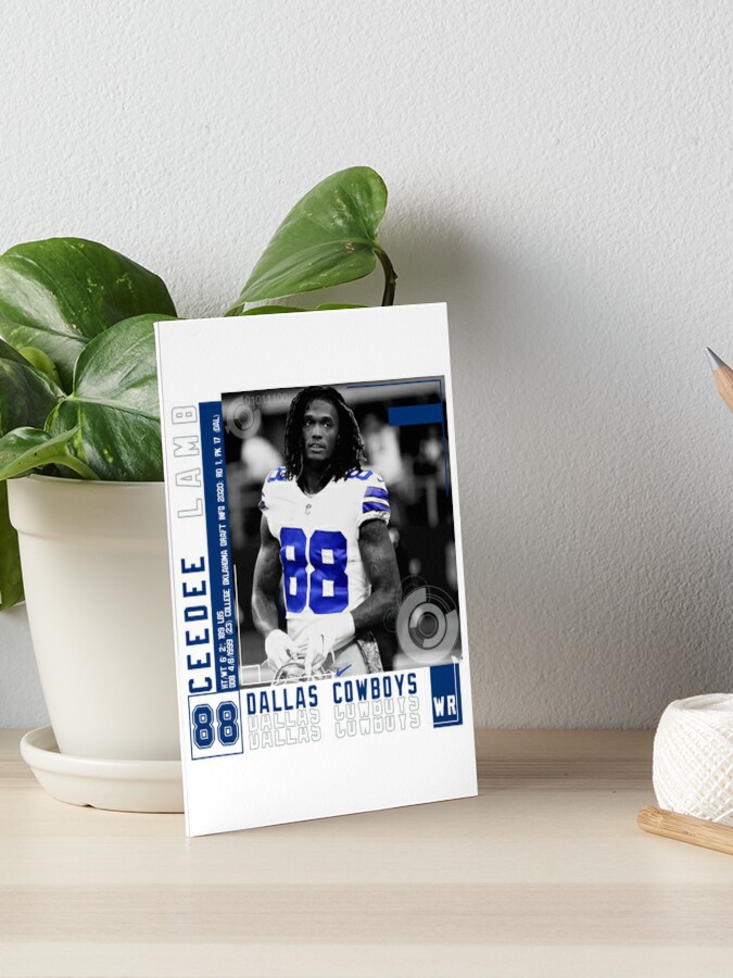 CeeDee Lamb Football Edit Tapestries Cowboys' Art Board Print for Sale by  DorothyLewi