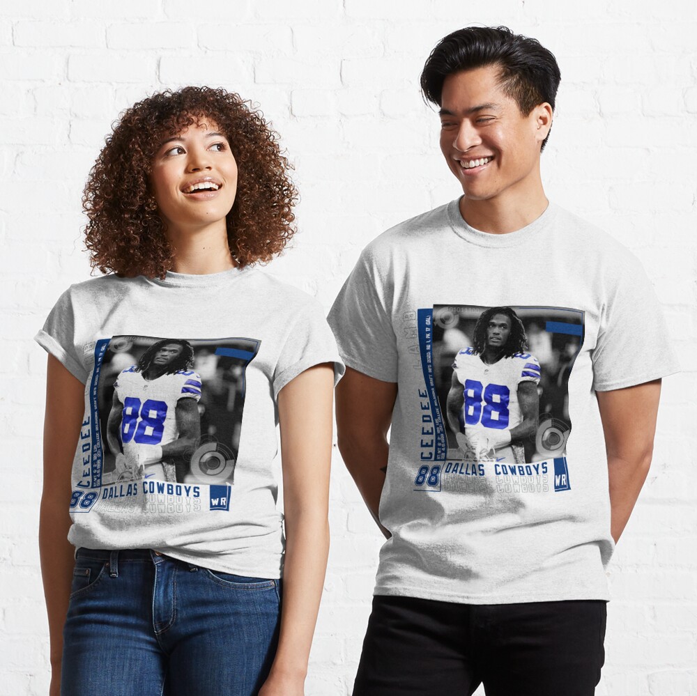 Youth Dallas Cowboys CeeDee Lamb #88 Grey T-Shirt