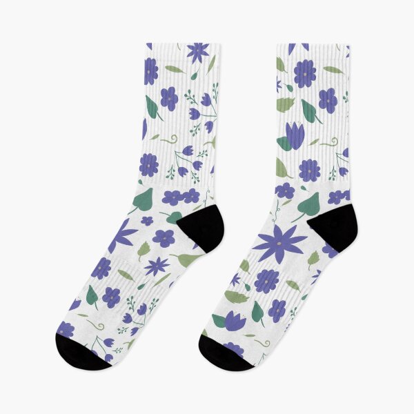 Item preview, Periwinkle Wildflowers in the Field  designed and sold by dKarthdesign.