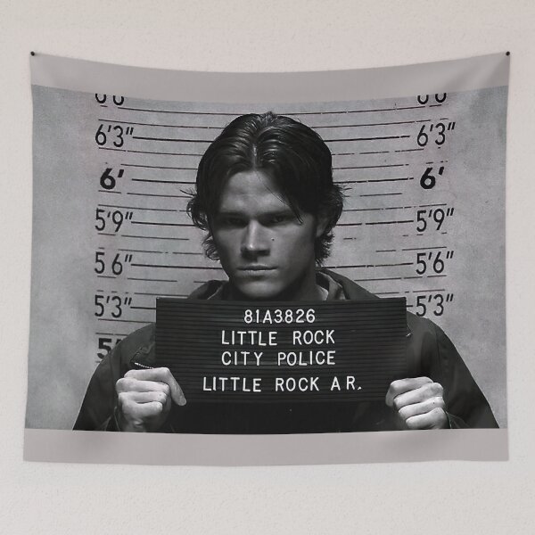 Item preview, Supernatural - Sam Winchester Mugshot designed and sold by TVShirtShopNYC.