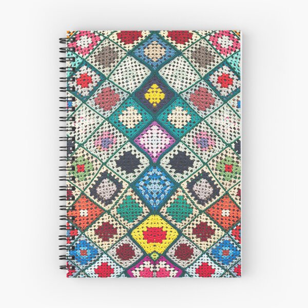 Item preview, Crochet Granny Square Pattern in Multi-color designed and sold by Sasidenidesign.