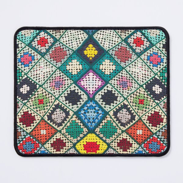 Item preview, Crochet Granny Square Pattern in Multi-color designed and sold by Sasidenidesign.