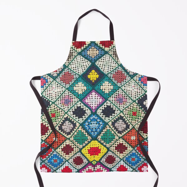 Item preview, Crochet Granny Square Pattern in Multi-color designed and sold by Sasidenidesign.