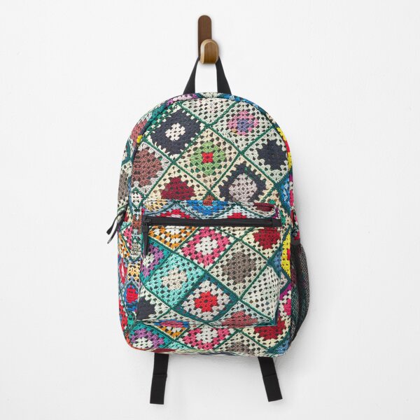 Item preview, Crochet Granny Square Pattern in Multi-color designed and sold by Sasidenidesign.