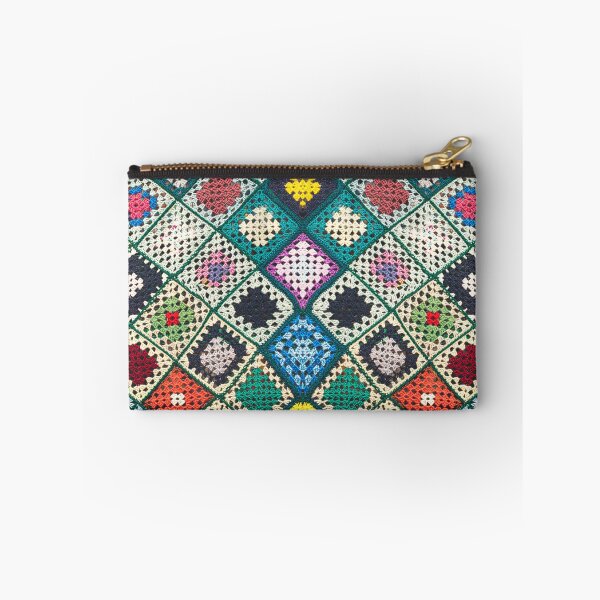 Item preview, Crochet Granny Square Pattern in Multi-color designed and sold by Sasidenidesign.
