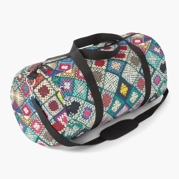 Item preview, Crochet Granny Square Pattern in Multi-color designed and sold by Sasidenidesign.