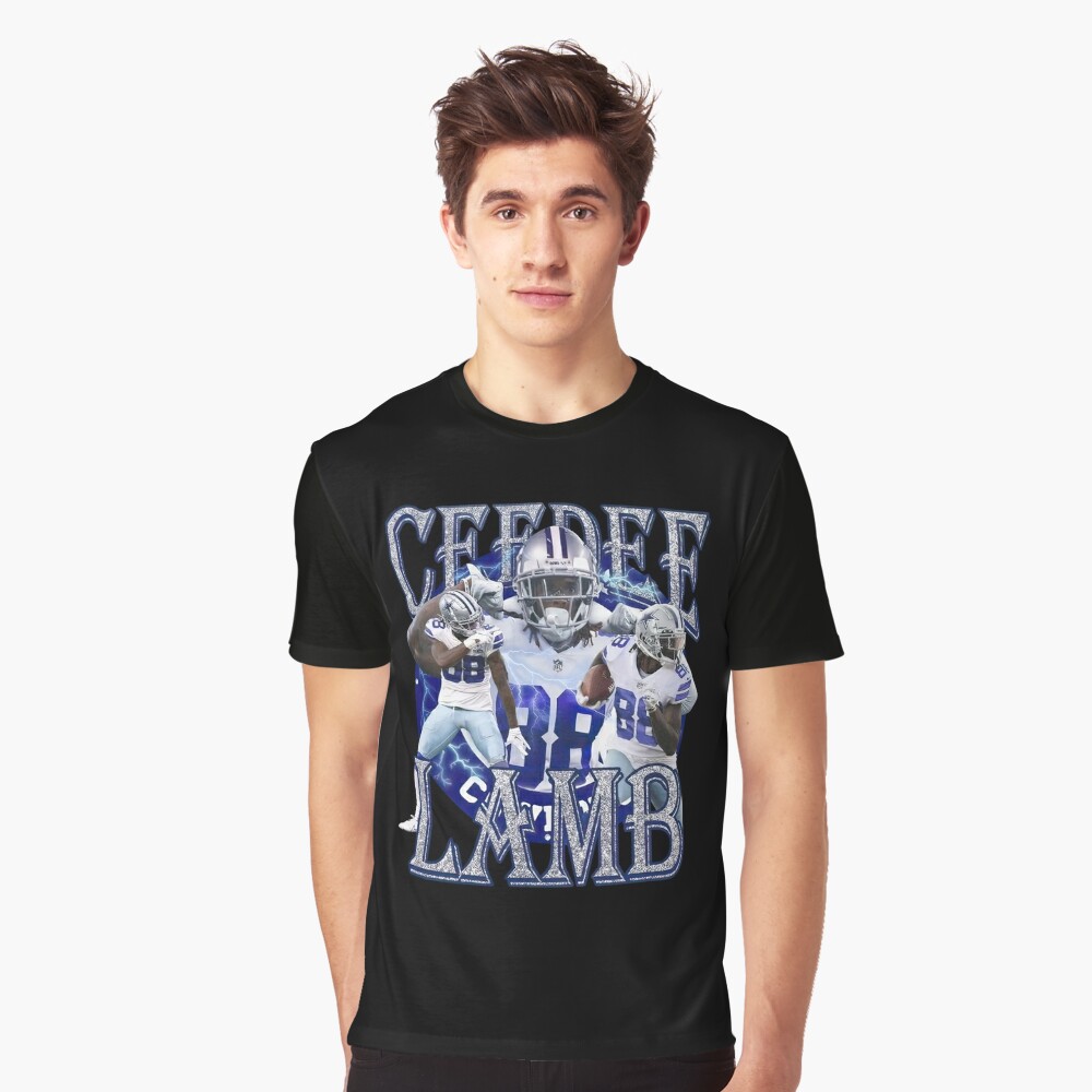 CeeDee Lamb Football Edit Tapestries Cowboys iPad Case & Skin for