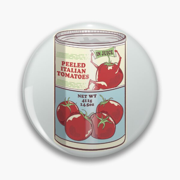 Item preview, Peeled Italian tomatoes pop art canned food designed and sold by piedaydesigns.