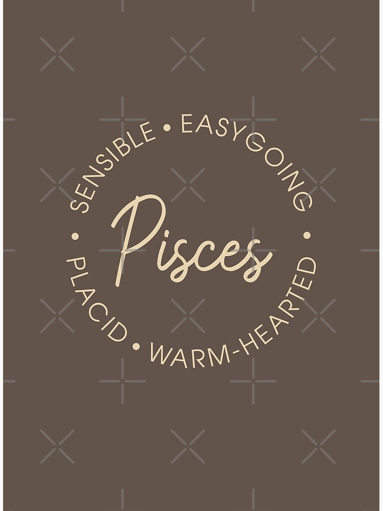 Pisces characteristics. Poster