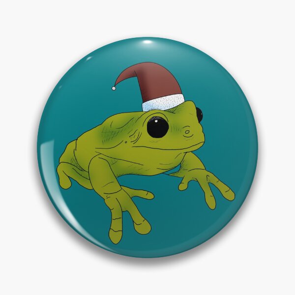 Item preview, Christmas Froggy Teal designed and sold by spillingthemilk.