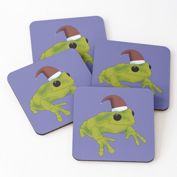 Item preview, Christmas Froggy Purple designed and sold by spillingthemilk.