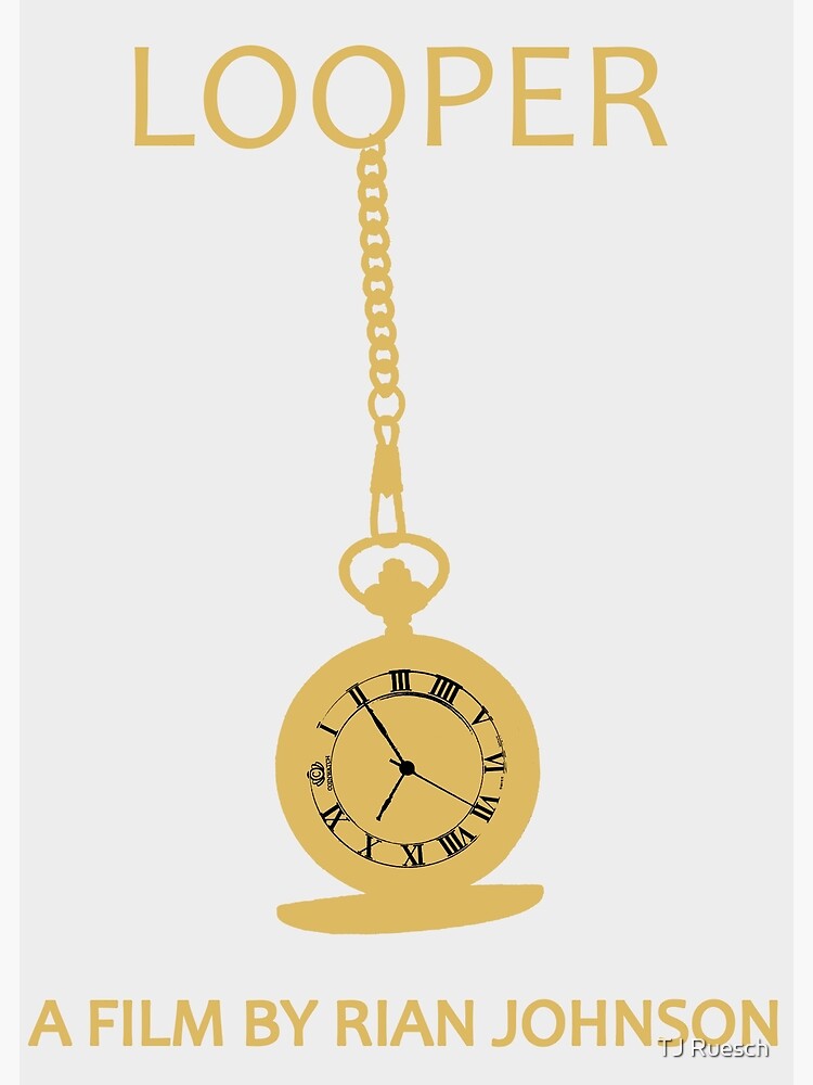 Looper Minimalist Movie Design
