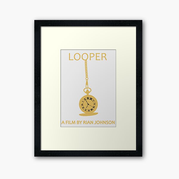Looper Minimalist Movie Design
