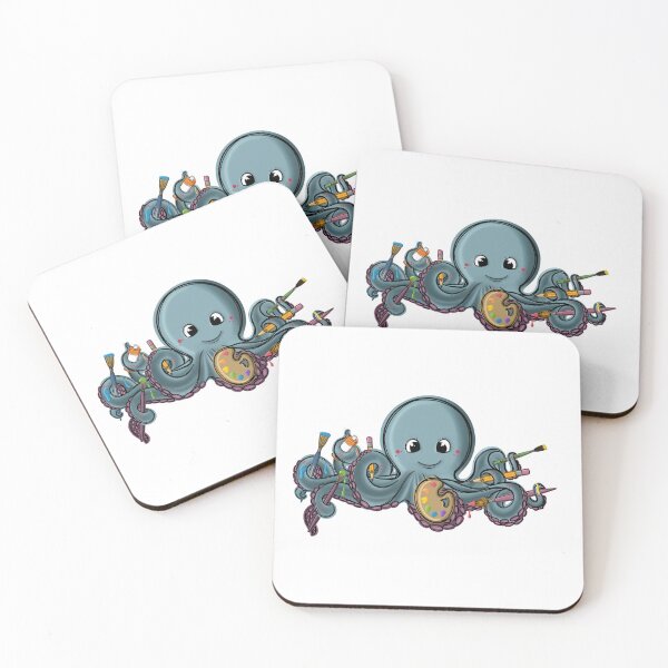 Item preview, Cute Artopus (Octopus) designed and sold by For Art Sake.
