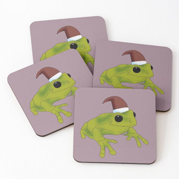 Item preview, Christmas Froggy Lilac designed and sold by spillingthemilk.