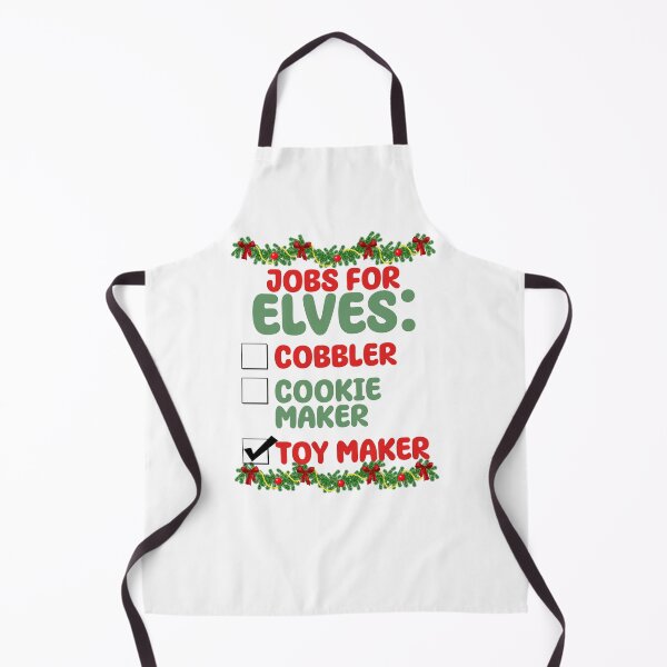 Item preview, Jobs for elves: cobbler, cookie maker, toy maker - Elf designed and sold by Sticker Up.