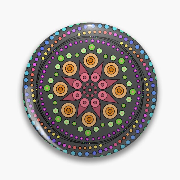 Artikelvorschau, Regenbogenfarbene Spiral-Zen-Mandala entworfen und verkauft von newmicro.