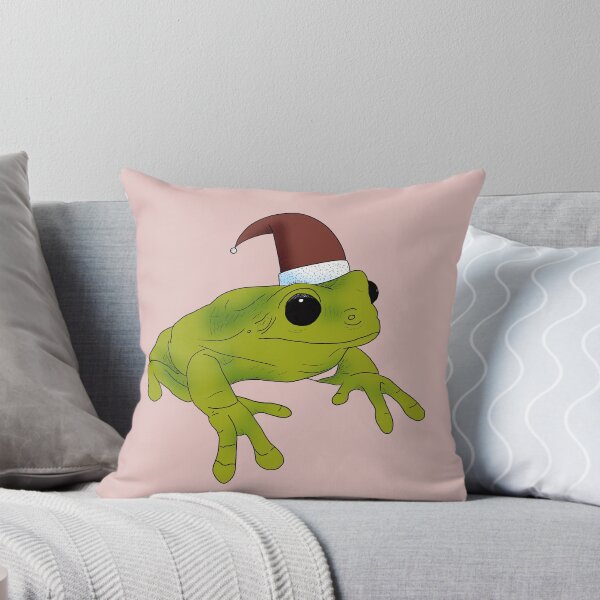 Item preview,  Christmas Froggy Pink designed and sold by spillingthemilk.