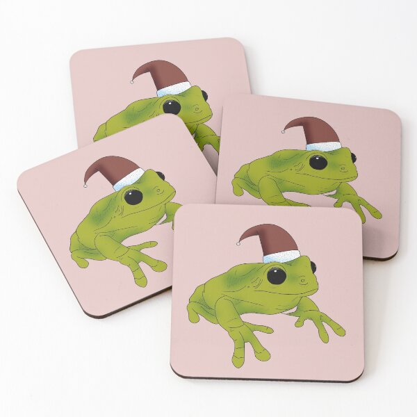 Item preview,  Christmas Froggy Pink designed and sold by spillingthemilk.