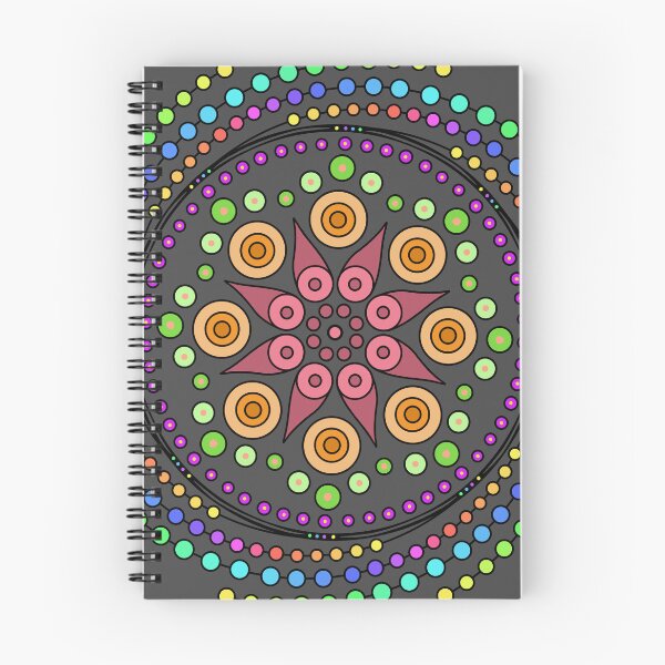 Item preview, Mandala Zen espiral de colores del arco iris designed and sold by newmicro.