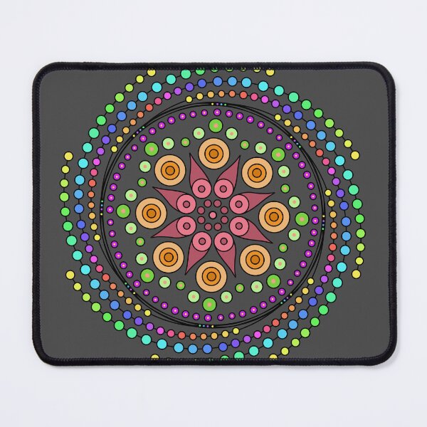 Item preview, Rainbow Colored Spiral Zen Mandala designed and sold by newmicro.
