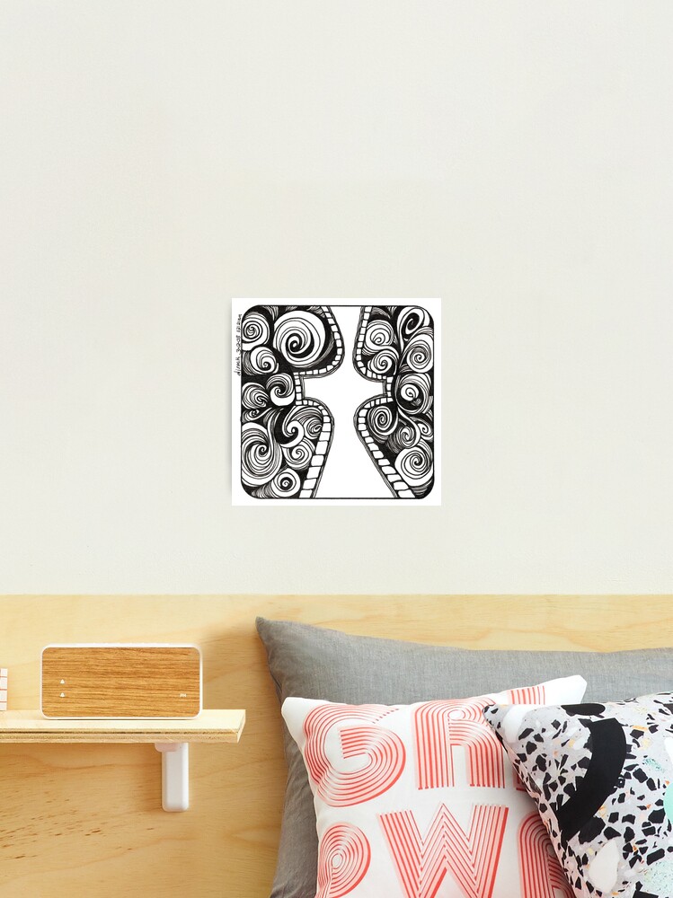 Thumbnail 1 of 3, Photographic Print, Sanctuary, Ink Drawing designed and sold by Danielle Scott.
