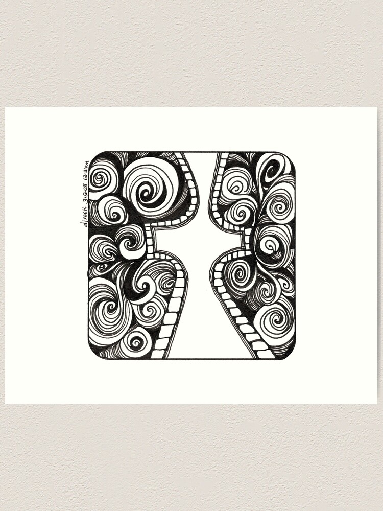 Alternate view of Sanctuary, Ink Drawing Art Print