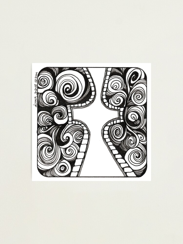 Thumbnail 2 of 3, Photographic Print, Sanctuary, Ink Drawing designed and sold by Danielle Scott.