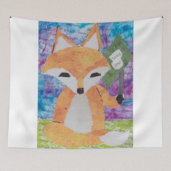 Item preview, the quick red fox jumps over the lazy brown dog designed and sold by luckylittle.