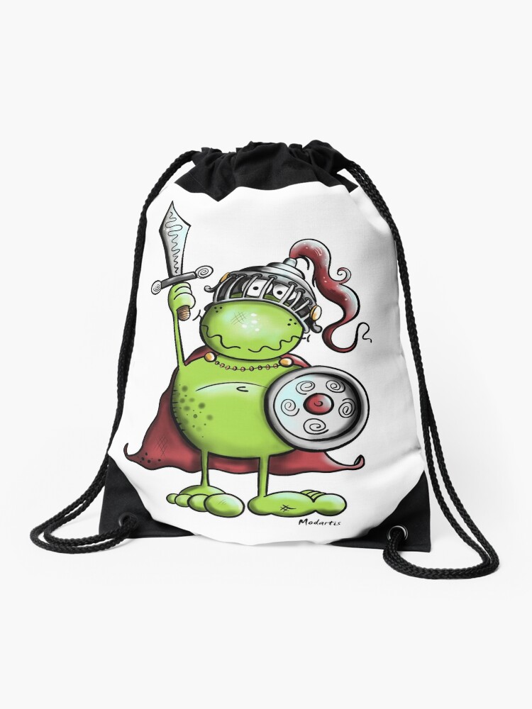 Kleiner Frosch Ritter Kinder Ritter Lustig Geschenk Turnbeutel Von Modartis Redbubble