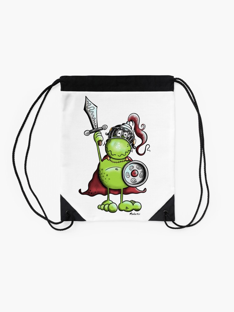 Kleiner Frosch Ritter Kinder Ritter Lustig Geschenk Turnbeutel Von Modartis Redbubble