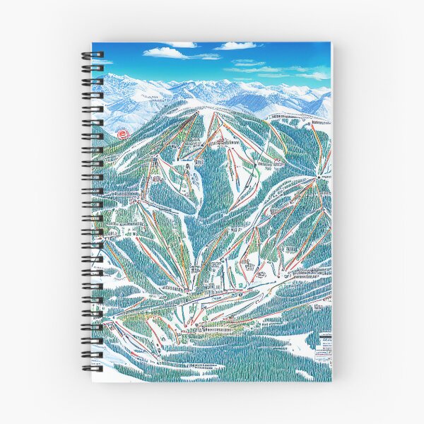 Item preview, Fantasy Ski Trail Map #249 designed and sold by UncannyCanvas.
