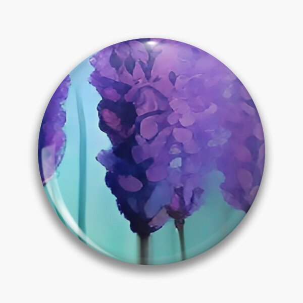Item preview, Blossoms of Lavender in Floral Flowers Garden Botanical Design Illustration designed and sold by deniselynnimage.